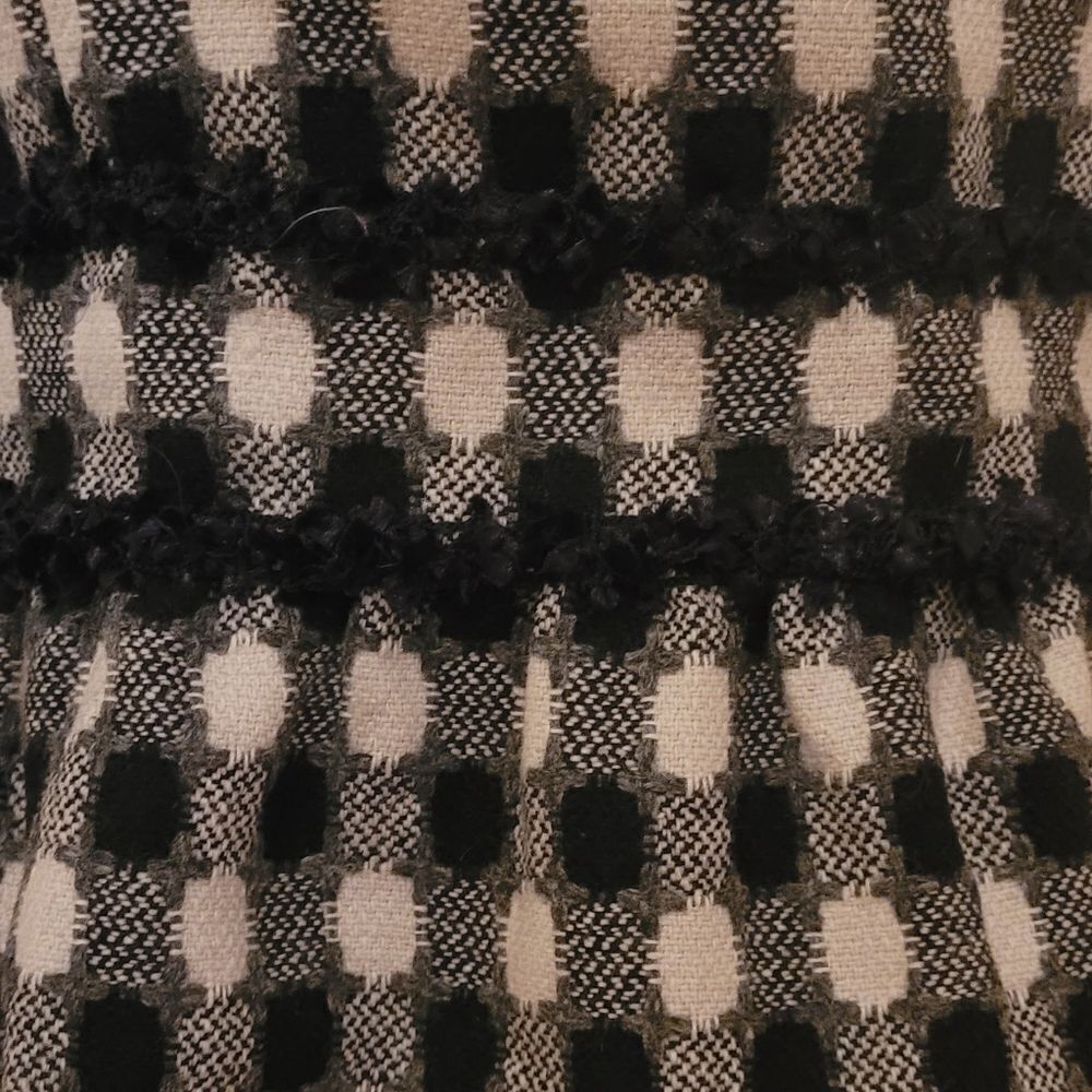 Polka Dot Three Button Jacket With Peplum - image 8